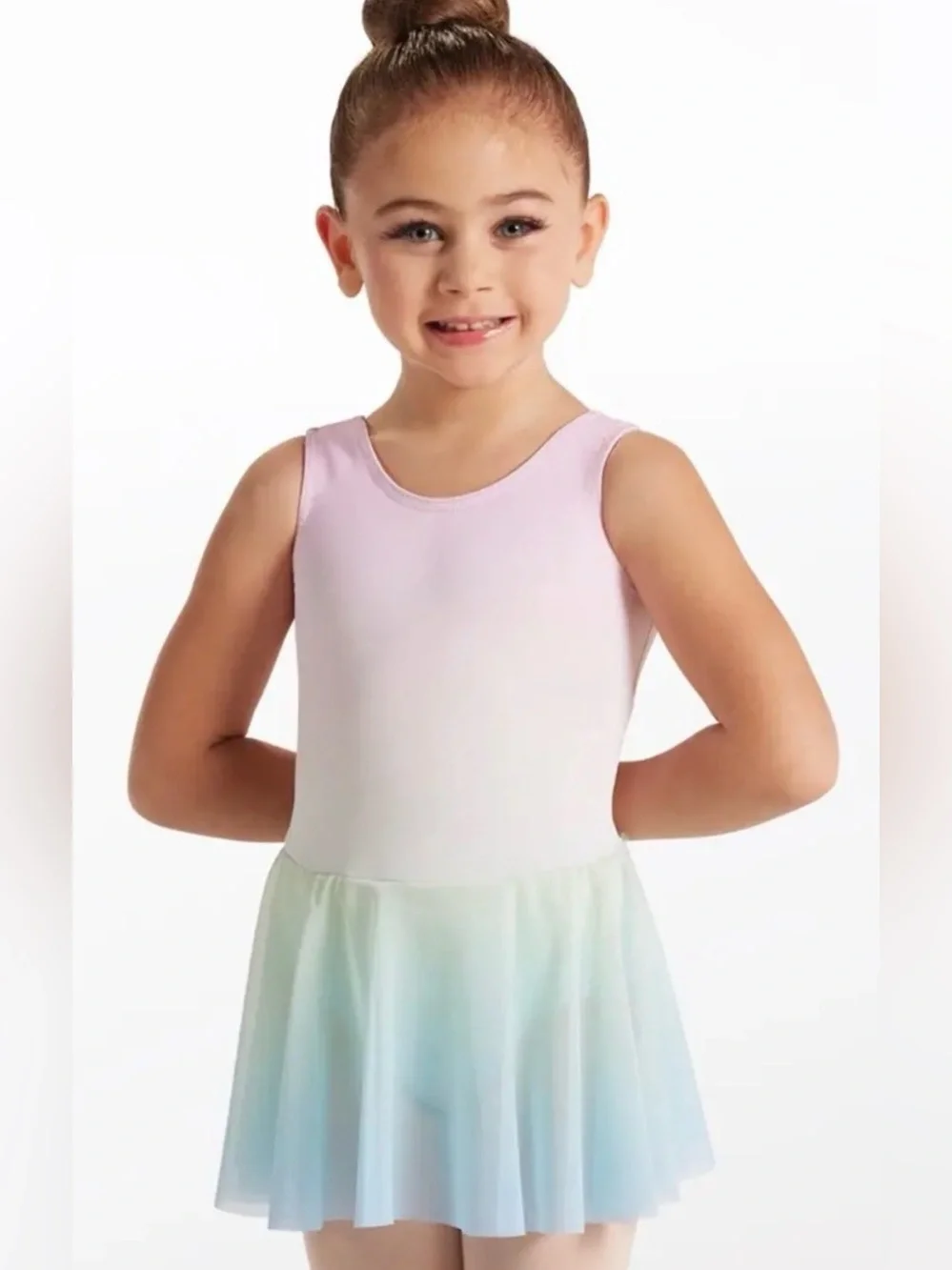 Weissman Sugar Ombre Tank Dress (Ballet Leotard with Skirt) - T